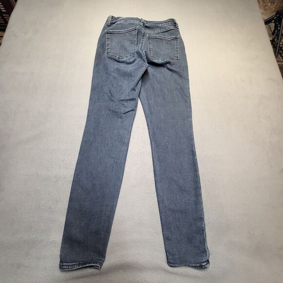 Gap Jeans Womens 6 Blue Universal Jegging Distressed Stretch Denim - Picture 9 of 10